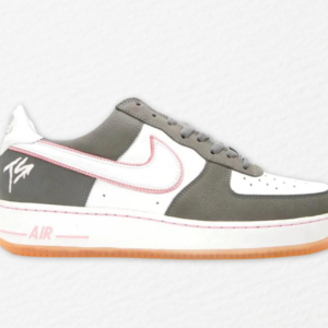 air force 1 x terror squad ''grey pink white''